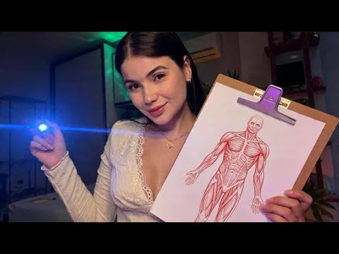 ASMR | Exame do Nervos Cranianos 🧠👃👂