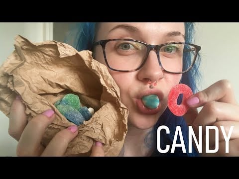 ASMR Lofi Close Up Eating Pick N Mix Candy