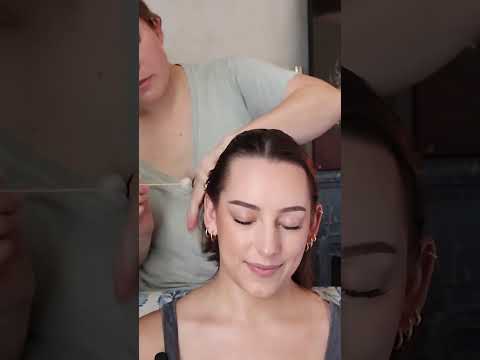 Testing for scalp sensation part 1 #asmrroleplay #asmr #asmrdoctor #shorts