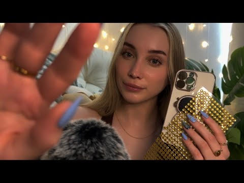 ASMR triggers to make you tingle (close whispers, tingly gold triggers)