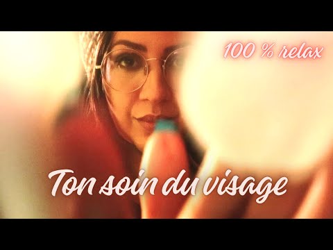 💤 ASMR ultra relaxant - TON SOIN DU VISAGE AVANT DE DORMIR - layered sounds