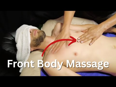 [ASMR] Body Massage (Face-Up) | Calming Spa Technique | No Talking