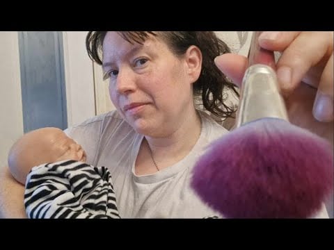 ASMR  New Mum does your Make Up RP (viewers request)