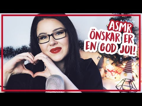 ASMR Färgtema: RÖTT  | Jul Special ♥ Tapping Scratching etc. (Swedish Whisper)