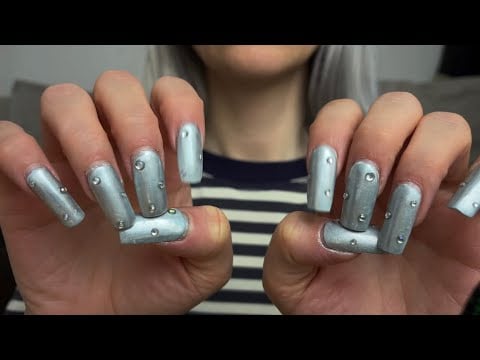 ASMR Nails Tapping & Scratching Only 💅 No Talking 