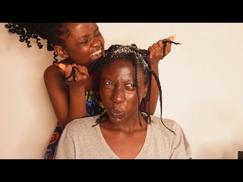 ASMR INTENSE SCALP SCRATCHING AND MASSAGE WITH FAKE FLAKES REMOVAL 