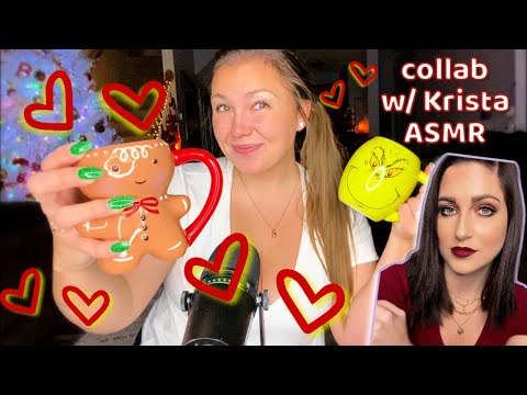 ASMR| Christmas Coffee Mug COLLECTION❤️ (collab w/ @Krista ASMR )