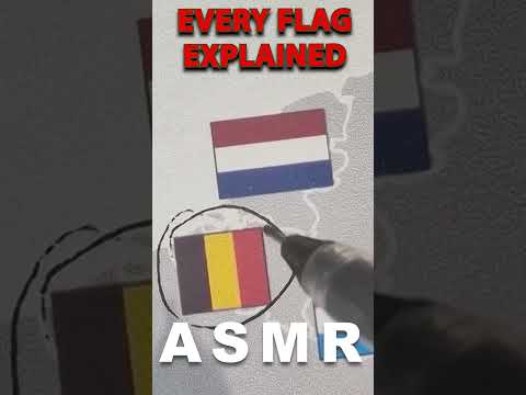 Flag Symbolism of Every European Nation Explained #asmrgeography #asmrtracing