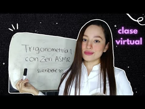 ASMR Español | CLASE EN LÍNEA DE MATEMÁTICAS | ROLEPLAY MAESTRA