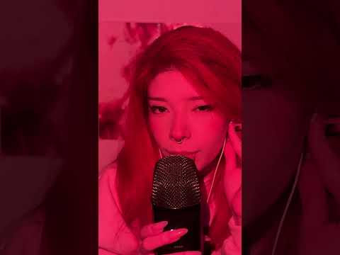 Positive Affirmations intense visuals and spit painting ASMR SHORT video! #tingles
