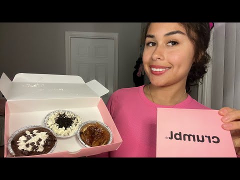 asmr : crumbl review