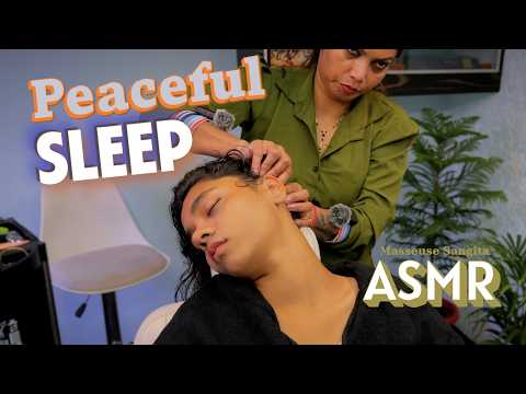 ASMR Soothing Head Massage from Magical Hands Drifting into Peaceful Sleep || SANGITA'S SLEEP CURE