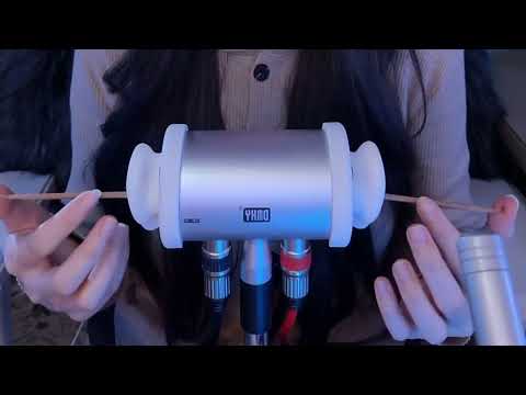 Triggers Ear Cleaning ASMR: Goose Feather, Cotton Swabs, Puff & Oily Cupping / 3HR (No Talking)