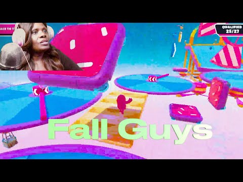 I MADE IT TO THE TOURNAMENT FALL GUYS GAMEPLAY ASMR CHEWING GUM