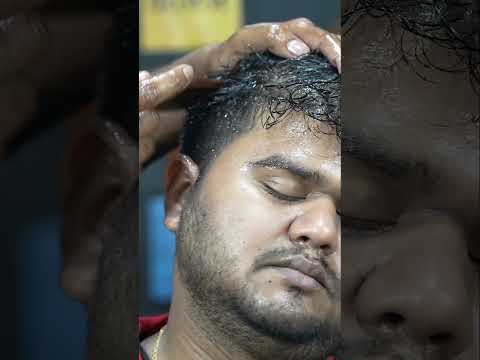 Satisfying Comb Massage With Lots Of Oil | ASMR Comb Massage | Neck Cracking #shorts #combmassage