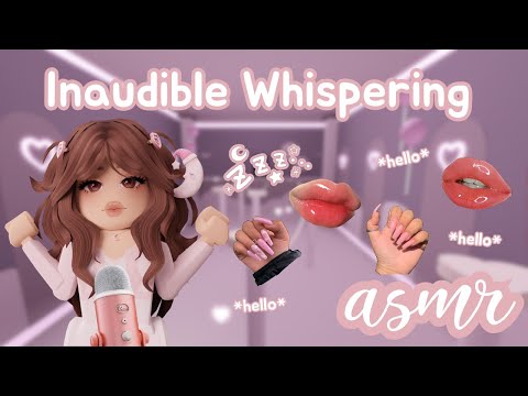 ꒰ Roblox ASMR 🎀 ꒱ Lulling You To Sleep With Inaudible Whispering 👅💭 𝜗𝜚 ˎˊ˗