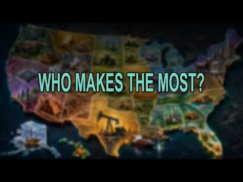 The Biggest Industry in Every U.S. State | Relaxing ASMR