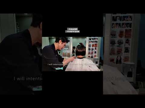 미용실ASMR 시각과청각의 활성화 #멋내기새치커버  흰머리도 먹으면서 밝게~Hair salon ASMR visual and hearing activation