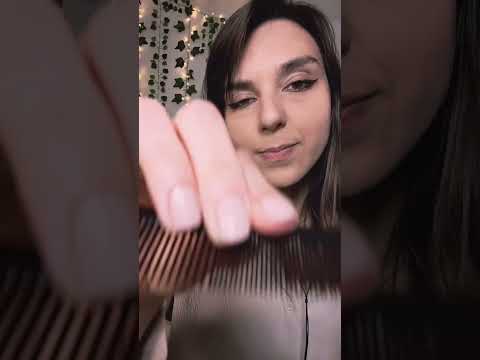 1 minuto di Relax ASMR mentre ti Pettino i Capelli ✨ #asmr #relax #1minute