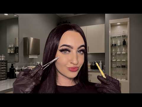 ASMR Giving You A Face Dermal Piercing