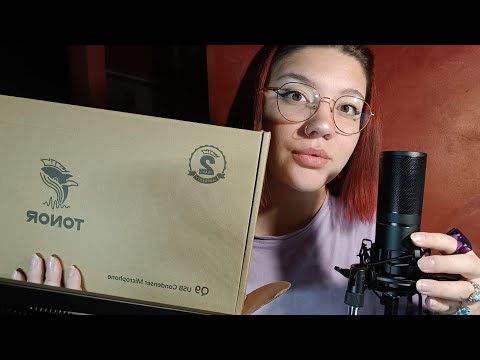 TEST NEW MIC TONOR Q9 (Collab) 😴😍💜 | ASMR ITA