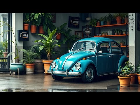 ASMR - Dia de chuva na garagem