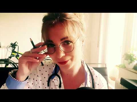 [ASMR] Arzt Roleplay | Cranial Nerve Exam | Medical Check Up RP (german/deutsch)