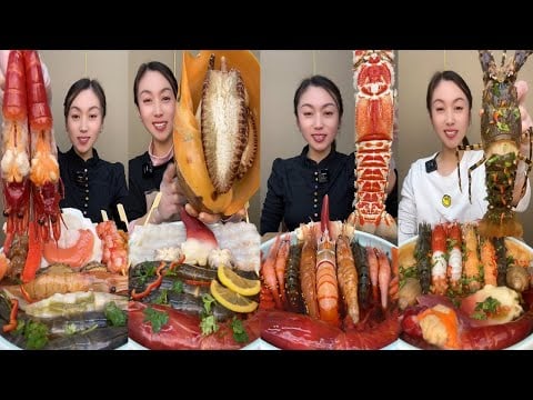 🦐🍲 Giant Boiled Seafood Mukbang | King Crab, Lobster & Mussels Feast | Eating Show