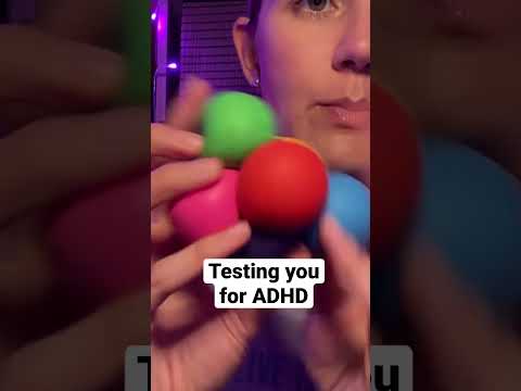 Testing you for ADHD #asmr #shorts