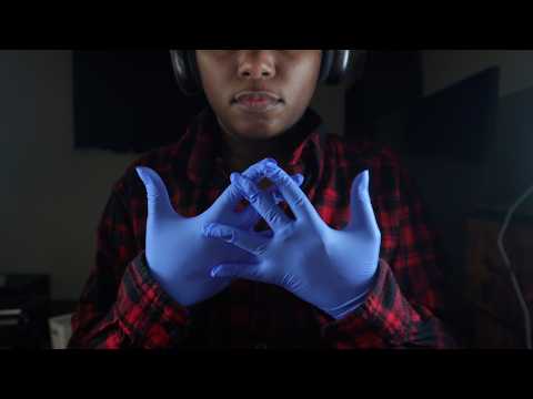 ASMR Latex Glove Ear Massage