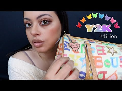 ASMR| Bag Collection ✨TINGLY SOUNDS✨ (tapping, scratching, crinkling, jingling) Y2K Edition