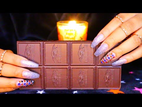 ASMR | Textured Chocolate Tapping + Scratching 🤤🍫 (Mouth Watering Tingles🤤)