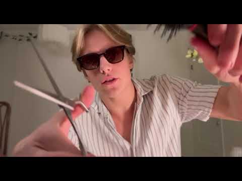 1min FAST Haircut ASMR (tingles)