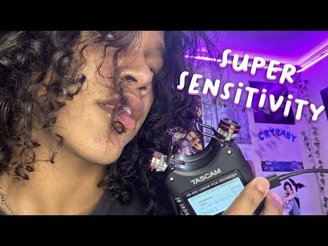 ASMR Extremely Sensitivity Tascam Mouth Sounds