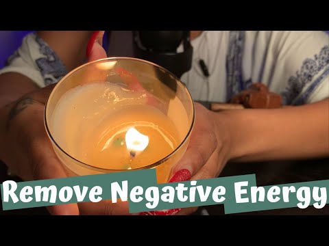 ASMR Candle Lighting + Burning to Remove Negative Energy From the Home!