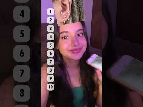 ASMR Rankeando piercings | #asmr #humor #asmrbrasil #vaiprofycaramba #ranking