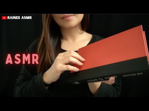 LOFI ASMR | gentle book sounds, soft triggers (tapping, scratching, page turning), no talking