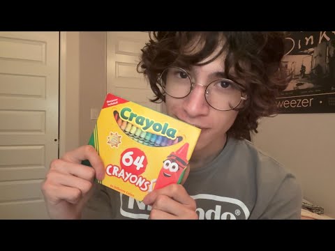 ASMR Doing Your Makeup With Crayons :p 🖍️ 