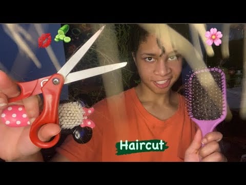 ASMR - Quick and Aggressive haircut (Jordan)