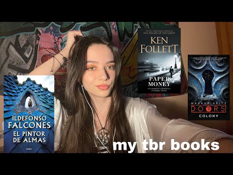 my TBR pile ASMR ~ booktube