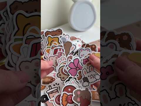 Bullet journal | diary decoration with stickers asmr #bujo