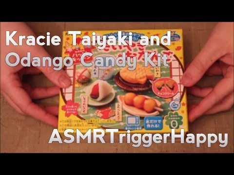 Kracie Taiyaki and Odango Candy Kit (ASMR) (Binaural)