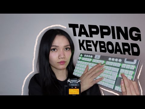 ASMR Keyboard Tapping, Typing & Scratching (No Talking)