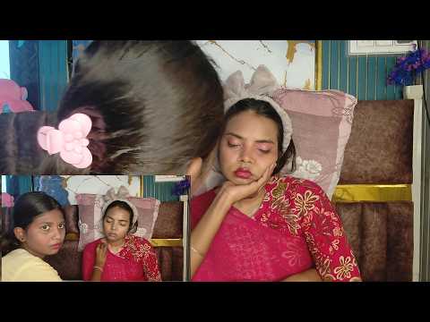 Baijanti’s Super Relaxing Makeup & Hairstyling ASMR 💄✨ | I Fell Asleep During the Makeup! 😴💕