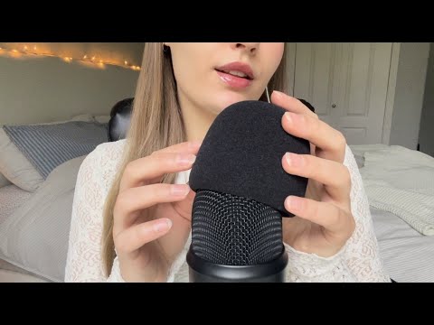 💥ASMR 30 Minutes of Foam Mic Scratching, Pumping, Swirling & Poking + ROUGH Scraping