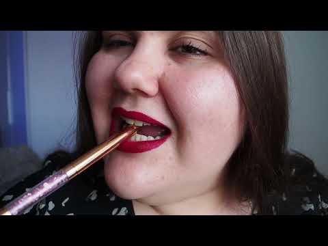 ASMR: Lightly biting a plastic stick with metal ends | Trigger sounds