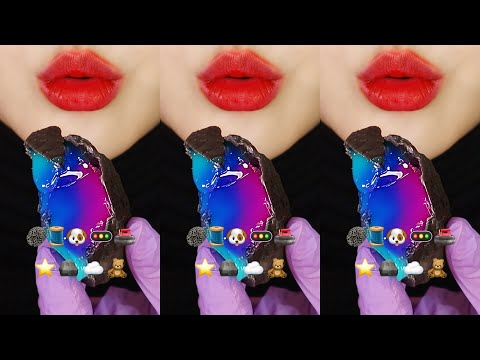 VERTICAL MUKBANG DOG NOODLES, EDIBLE STONE, WAX CANDY ASMR EMOJI FOOD ASMR 🐶