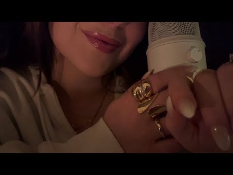 ASMR Counting You To Sleep✨Ring Sounds & Gentle Hand Movements