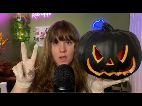 ASMR Fast 5 Minute HALLOWEEN Cranial Nerve Exam 🎃