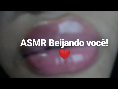 ASMR🎧 te beijando com sons de boca até você dormir ❤️